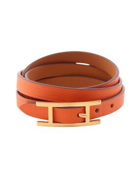 Hermes Behapi Long Bracelet Orange